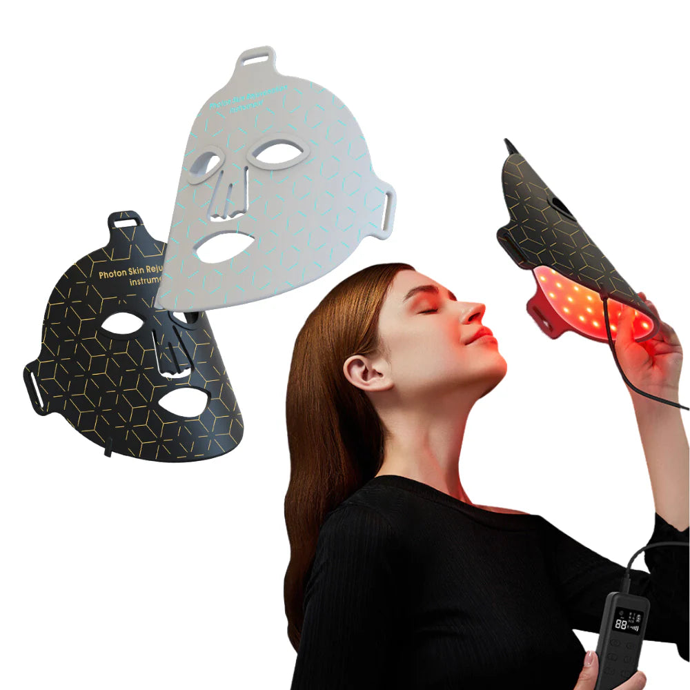 LEDMASK 7in1 + rullo di Giada e guida skincare GRATIS