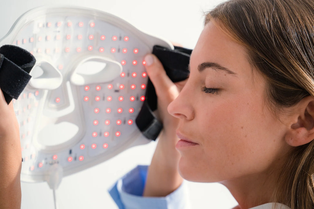 LEDMASK 7in1 + rullo di Giada e guida skincare GRATIS